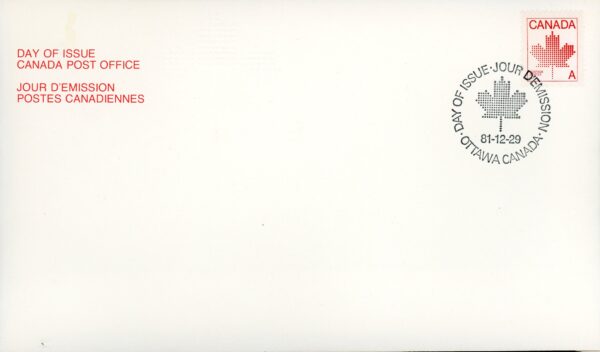 Canada OFDC#907ii - Maple Leaf (1981) A(30¢)
