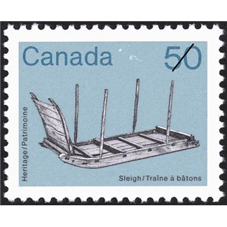 Canada Stamp #930 - Sleigh (1985) 50¢