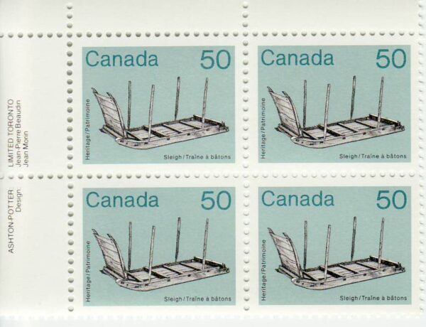 Canada PB#930 - Sleigh (1985) 50¢ - Image 2