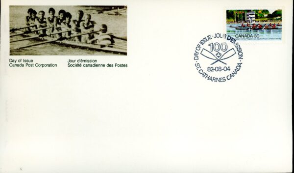 Canada OFDC#968 - Rowing Competition (1982) 30¢