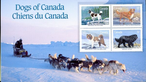 CANADA MNH Thematic Collection #40: Dogs of Canada ** 1988** - Image 2