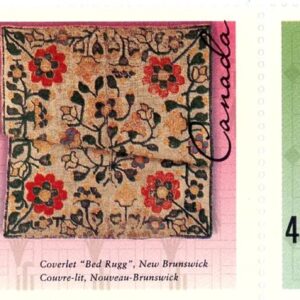 Canada Stamp #1465a - Hand-Crafted Textiles (1993) 5 x 43¢