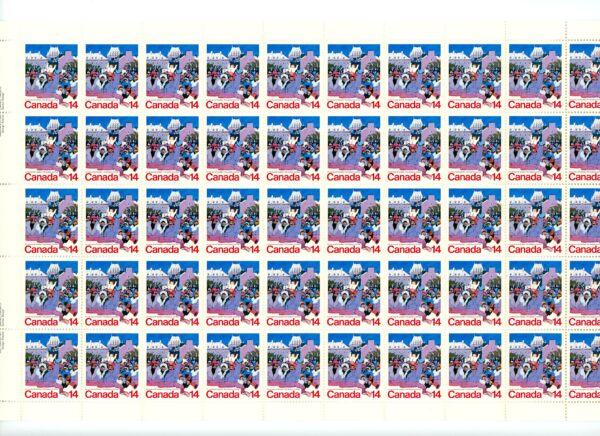 Canada SHEET#780 - Winter Carnival Scene (1979) 14¢ - Image 2