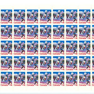 Canada SHEET#780 - Winter Carnival Scene (1979) 14¢