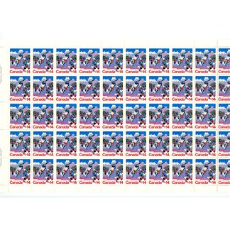 Canada SHEET#780 - Winter Carnival Scene (1979) 14¢