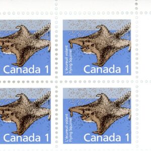 Canada PB#1155 - Flying Squirrel (1988) 1¢