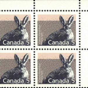 Canada PB#1158 - Varying Hare (1988) 5¢