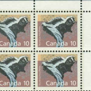 Canada PB#1160 - Skunk (1988) 10¢
