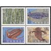 Canada Stamp #1282a - Prehistoric life in Canada-1 (1990) 4 x 39¢