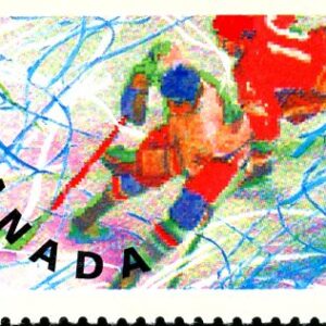 Canada Stamp #1403aI - Winter Olympics (1992) 5 x 42¢ -- NO FOLD