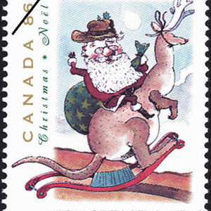 Canada Stamp #1501as - Father Christmas from Australia (1993) 86¢