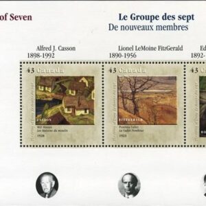 Canada Stamp #1561 - Canada Day-Group of Seven (1995) 3 x 43¢