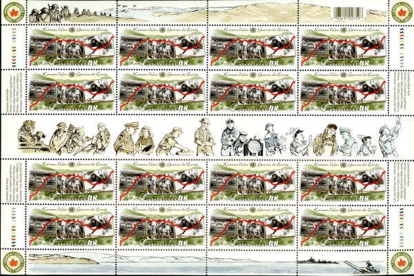 Canada SHEET#1993 - Korea Armistice (2003) 48¢