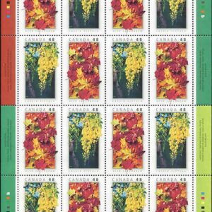 Canada SHEET#2001a - National Emblems (2003) 16 x 48¢