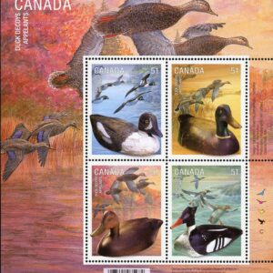 Canada Stamp #2166b - Duck Decoys (2006) 4 x 51¢