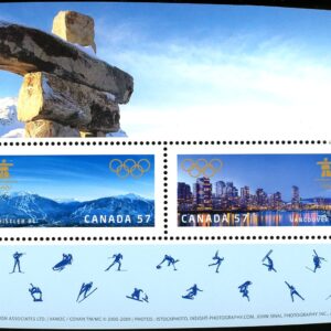 Canada Stamp #2366 - Vancouver 2010 Olympic Winter Games (2010) 2 x 57¢