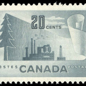 Canada Stamp #316 - Paper Mill (1952) 20¢