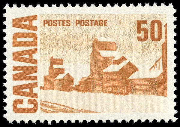 Canada Stamp #465aiii - Summer's Stores, by John Ensor (1971) 50¢ HB, DEX - Image 2