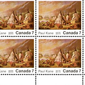 Canada PB#553 - Indian Encampment on Lake Huron (1971) 7¢