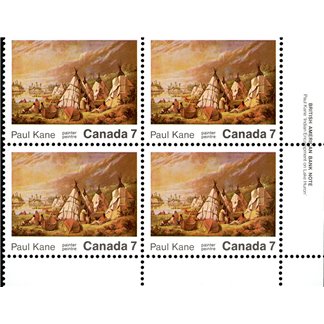 Canada PB#553 - Indian Encampment on Lake Huron (1971) 7¢
