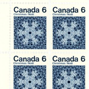 Canada PB#554 - Snowflake (1971) 6¢