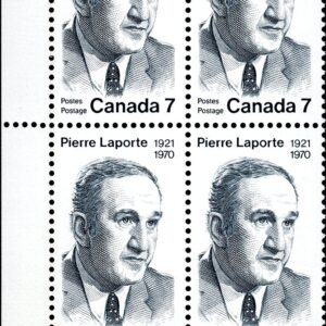 Canada PB#558 - Pierre Laporte (1971) 7¢