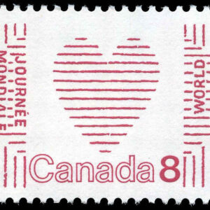 Canada Stamp #560i - Heart (1972) 8¢