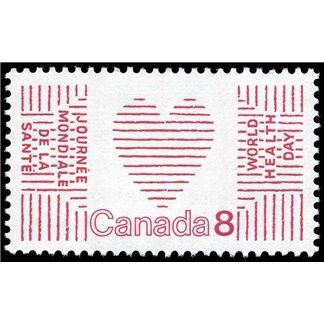 Canada Stamp #560i - Heart (1972) 8¢