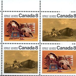 Canada CB#563bPI - Plains Indians (1972) 2x8¢