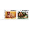 Canada Stamp #567ai - Algonkian Indians (1973) 2 x 8¢ - Image 2