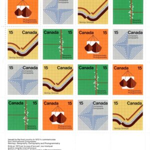Canada SHEET#585A- Earth Sciences (1972) 16 x 15¢