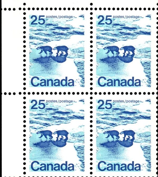 Canada PB#597iii - Polar Bears (1972) 25¢