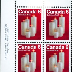 Canada PB#606 - Candles (1972) 6¢