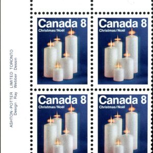 Canada PB#607 - Candles (1972) 8¢