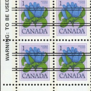 Canada Stamp #705XX - Bottle Gentian (1977) 1¢ - PRECANCELLED