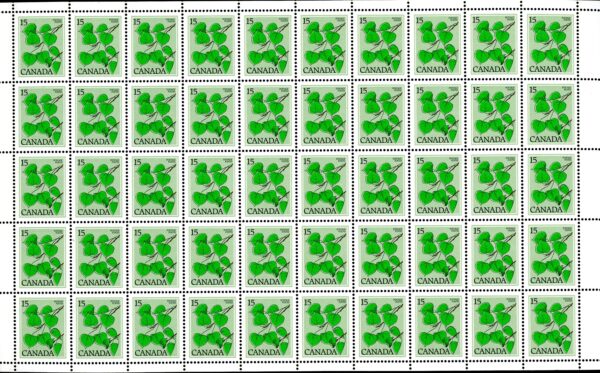 Canada SHEET#717 - Trembling Aspen (1977) 15¢