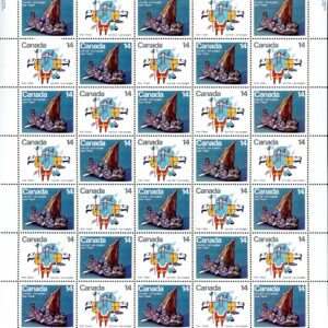 Canada SHEET#770a - Inuit-Travel (1978) 2 x 14¢