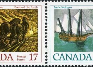 Canada Stamp #818b - Canadian Authors (1979) 2 x 17¢