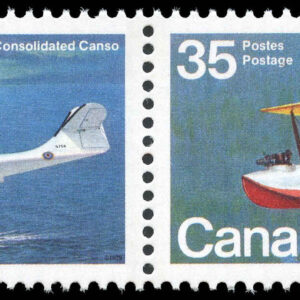 Canada Stamp #846a - Aircraft-Flying Boats (1979) 2 x 35¢