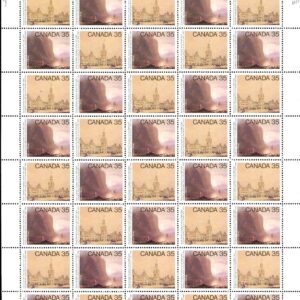 Canada SHEET#852a - Academy of Arts (1980) 2 x 35¢
