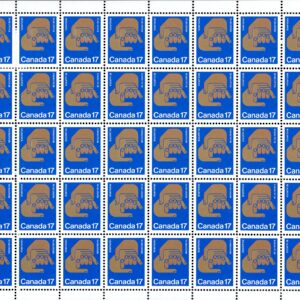 Canada SHEET#856 - Helping Hands (1980) 17¢ W/PLATE BLOCKS