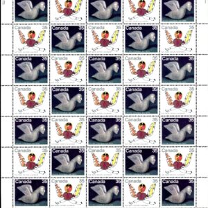 Canada SHEET#869a - Inuit-Spirits (1980) 2 x 35¢