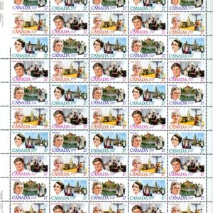 Canada SHEET#882a - Canadian Feminists (1981) 50x 17¢