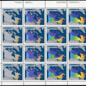 Canada PB#893a-SHEET - Canada Day (1981) 16 x 17¢