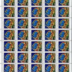 Canada Stamp SHEET#898i - L'Acadie (1981) 17¢ LF