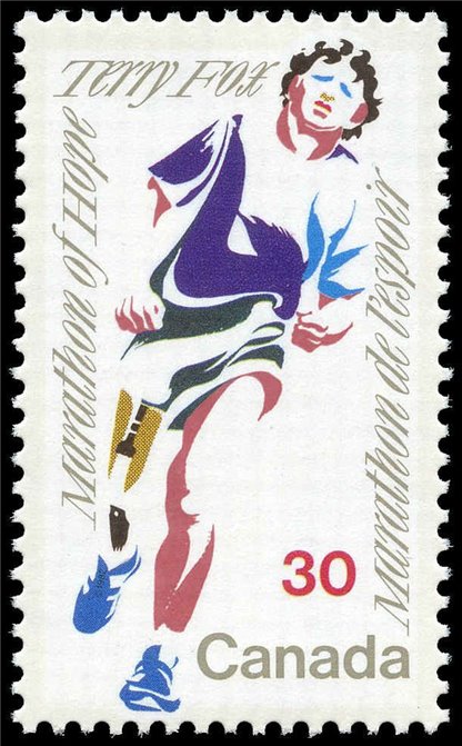 Canada Stamp #915i - Terry Fox (1982) 30¢