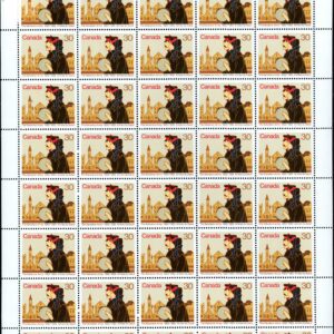 Canada SHEET#954 - Salvation Army Volunteers (1982) 30¢