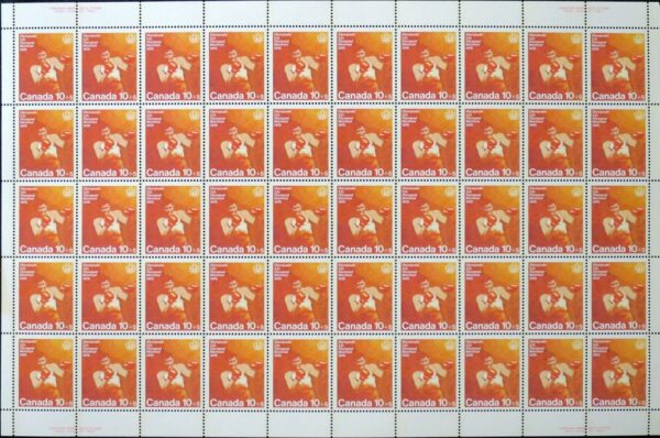 Canada SHEET- Semi-Postal #B8 - Boxing (1975) 10¢ + 5¢ - Image 2