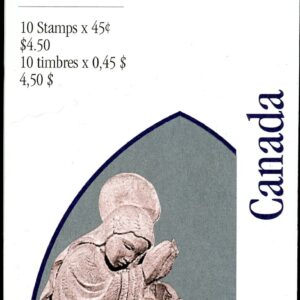 Canada Stamp BOOKLET #BK187 - #1585a - The Nativity (1995) 10 x 45¢