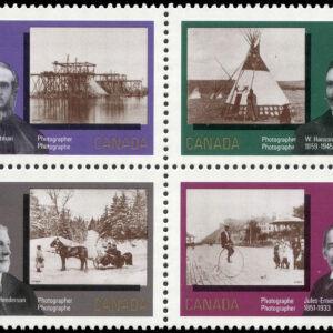Canada Stamp #1240a - Canadian Photography (1989) 4 x 38¢ Se-tenant block (1237-1240)